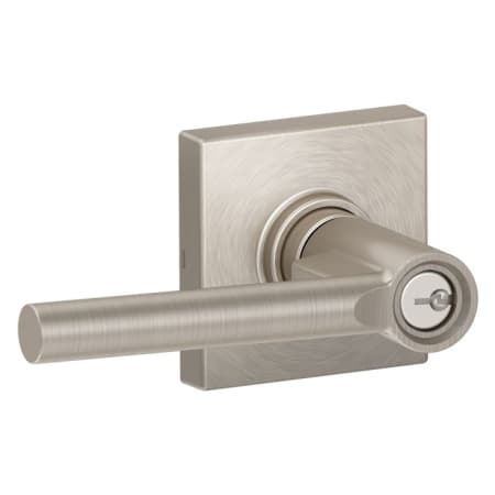 A large image of the Schlage J54-BRW-COL Satin Nickel