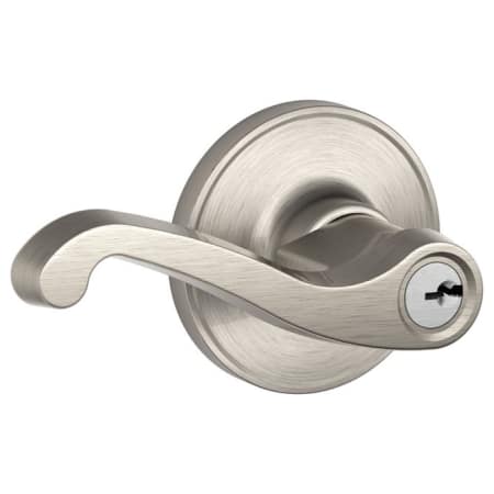 A large image of the Schlage J54-LAS Satin Nickel