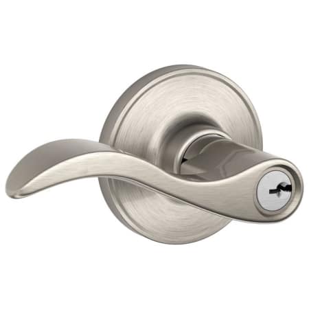 A large image of the Schlage J54-SEV Satin Nickel