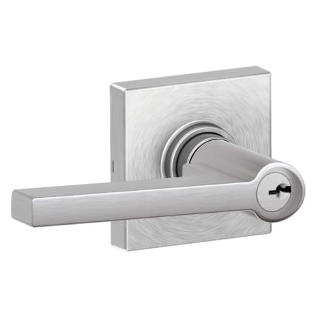 A large image of the Schlage J54-SOL-COL Satin Chrome