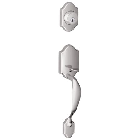 A large image of the Schlage JH58-PAR Polished Chrome