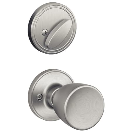 A large image of the Schlage JH59-BYR Satin Stainless Steel