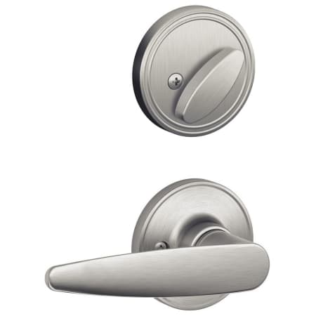 A large image of the Schlage JH59-DOV Satin Stainless Steel