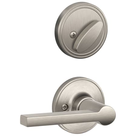 A large image of the Schlage JH59-SOL Satin Nickel