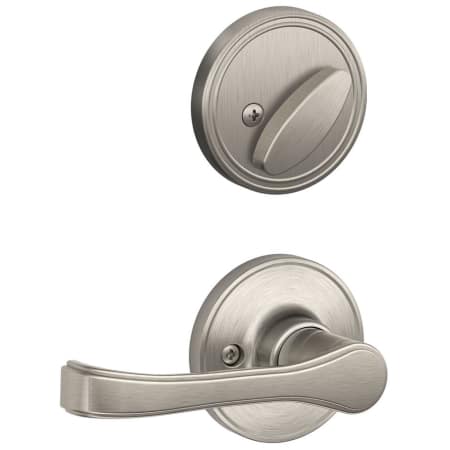 A large image of the Schlage JH59-TOR Satin Nickel