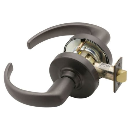 A large image of the Schlage ND10S-SPA Oil Rubbed Bronze