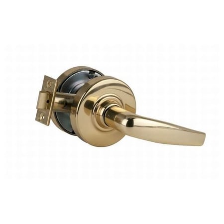A large image of the Schlage ND12D-ATH Polished Brass