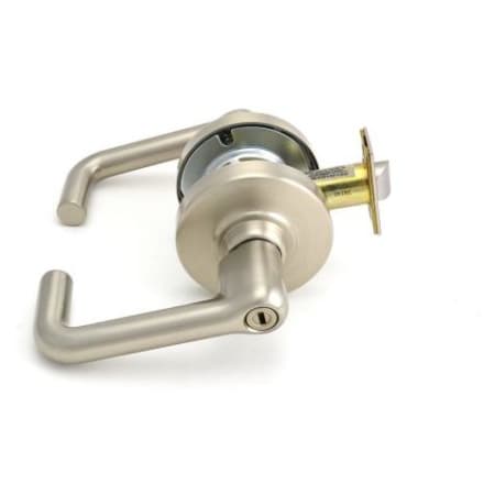 A large image of the Schlage ND40S-TLR Satin Nickel