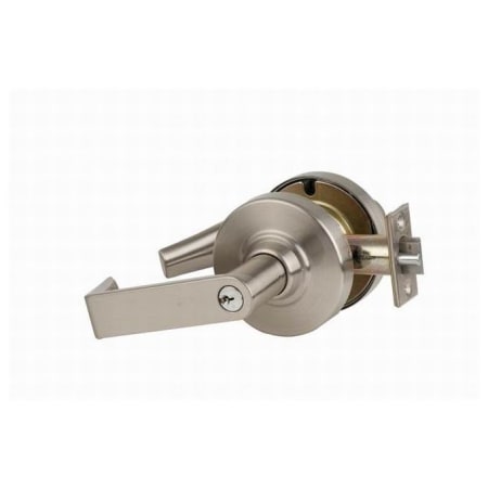 A large image of the Schlage ND50PD-RHO Satin Nickel