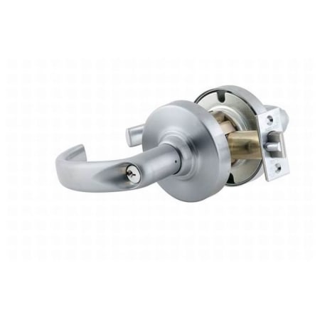 A large image of the Schlage ND66PD-SPA Satin Chrome