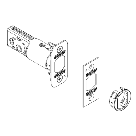 A large image of the Schlage 12-287 Oil Rubbed Bronze