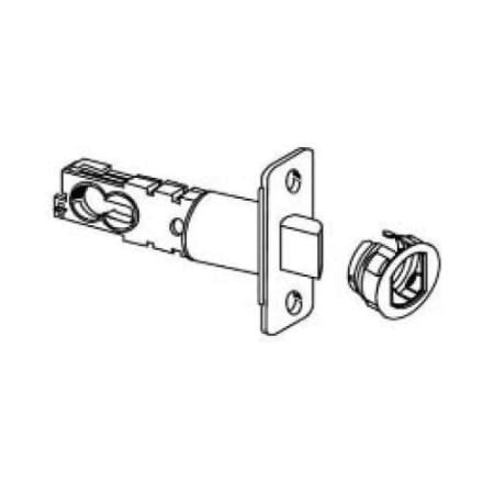 A large image of the Schlage 16-080 Satin Nickel