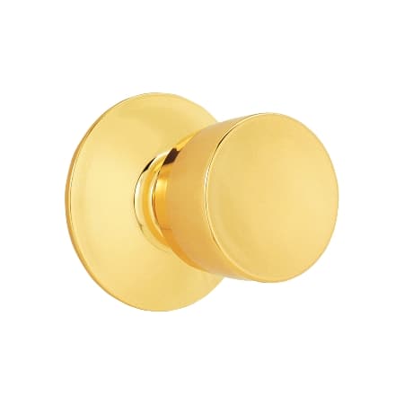 A large image of the Schlage A30D-TUL Polished Brass