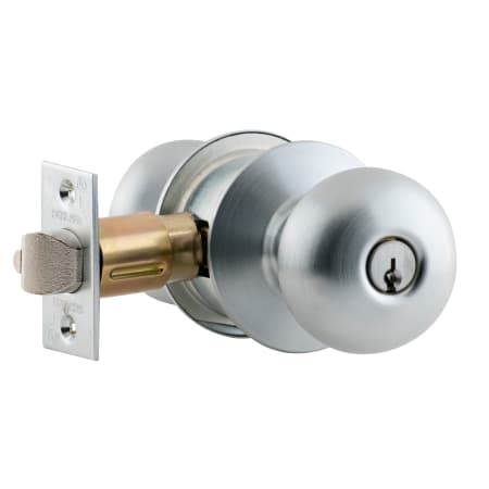 A large image of the Schlage A53PD-PLY Satin Chrome