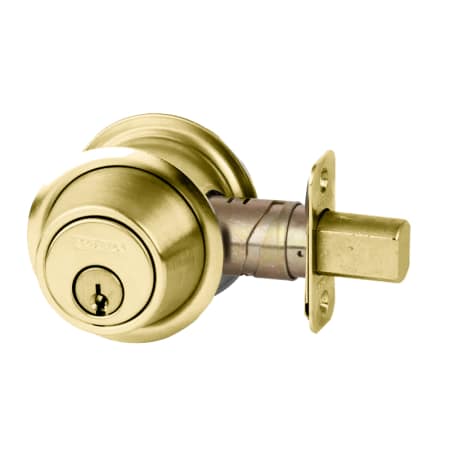 A large image of the Schlage B562 Satin Brass