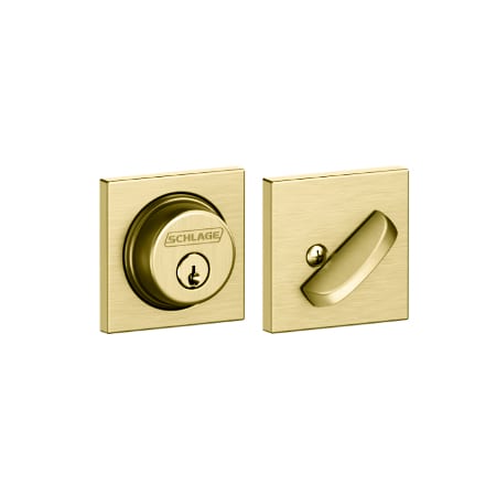 A large image of the Schlage B60N-COL Satin Brass
