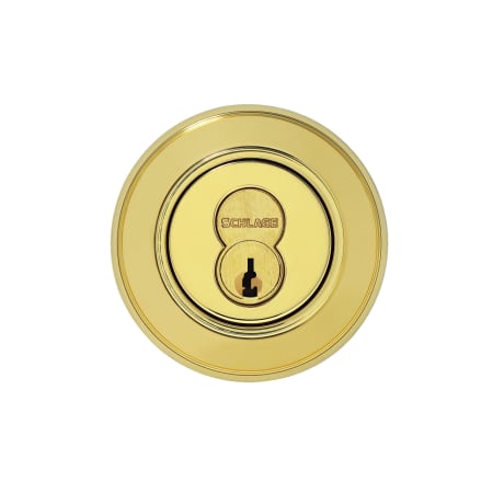 A large image of the Schlage B660BD Polished Brass