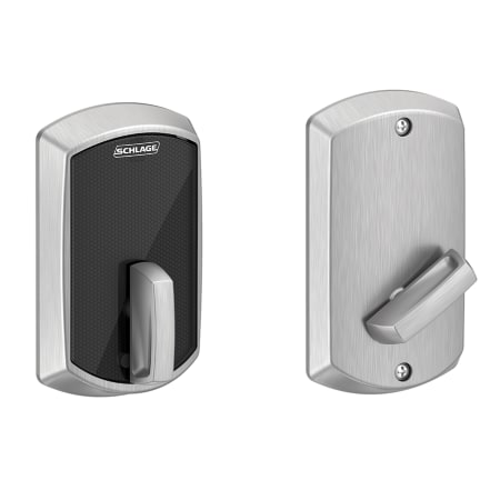 A large image of the Schlage BE467-GRW Satin Chrome