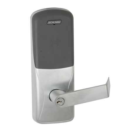 A large image of the Schlage CO-200-993S-70-PR-RHO Satin Chrome