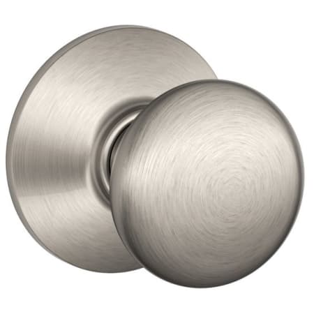 A large image of the Schlage F10-PLY Satin Nickel