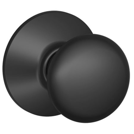 A large image of the Schlage F10-PLY Matte Black
