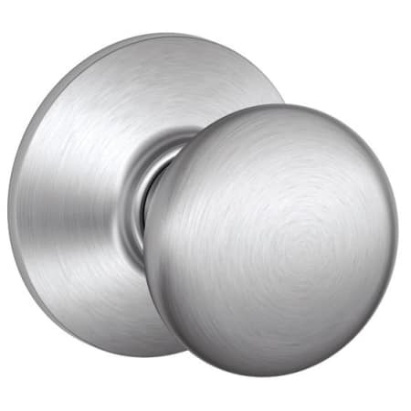 A large image of the Schlage F10-PLY Satin Chrome