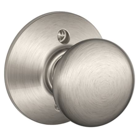A large image of the Schlage F170-PLY Satin Nickel