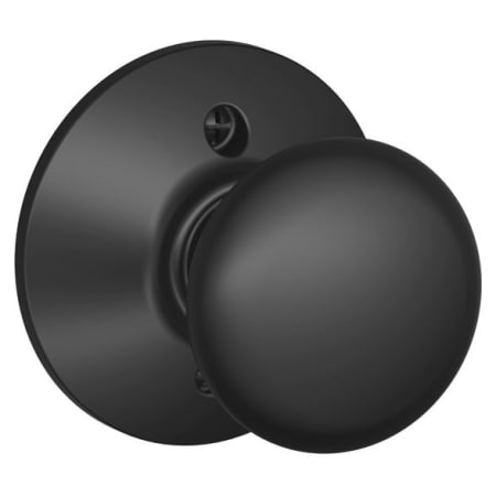 A large image of the Schlage F170-PLY Matte Black