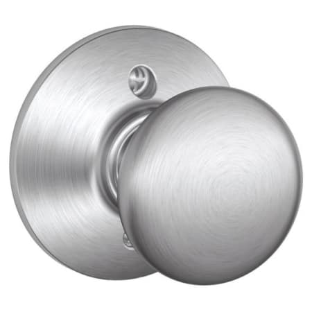 A large image of the Schlage F170-PLY Satin Chrome