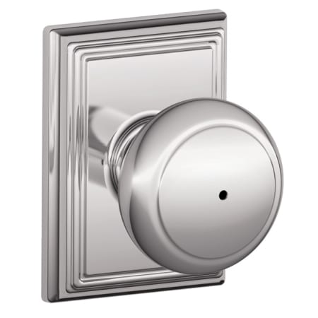 A large image of the Schlage F40-AND-ADD Polished Chrome