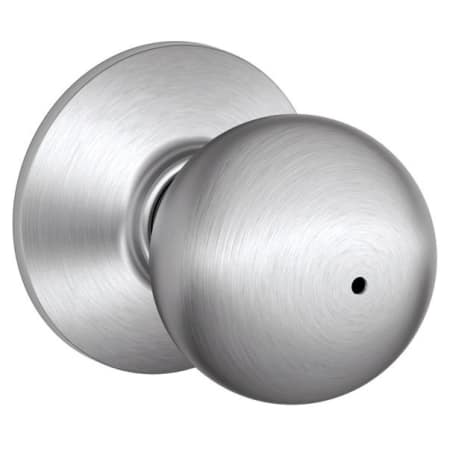 A large image of the Schlage F40-ORB Satin Chrome