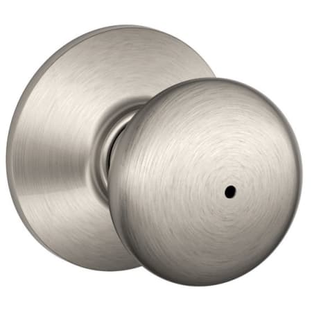 A large image of the Schlage F40-PLY Satin Nickel