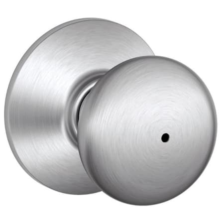 A large image of the Schlage F40-PLY Satin Chrome