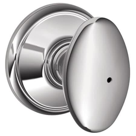 A large image of the Schlage F40-SIE Polished Chrome