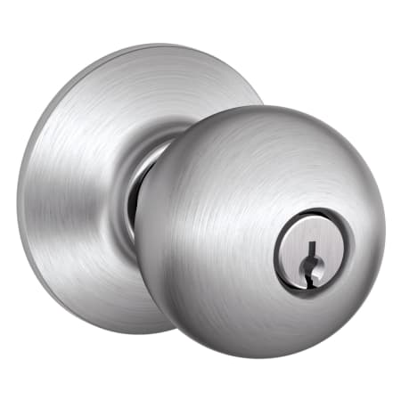 A large image of the Schlage F51-ORB Satin Chrome