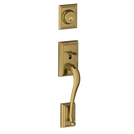 A large image of the Schlage F58-ADD Antique Brass