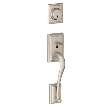 A large image of the Schlage F58-ADD Satin Nickel