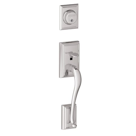 A large image of the Schlage F58-ADD Polished Chrome