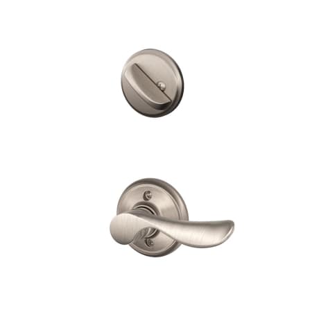 A large image of the Schlage F59-CHP-LH Satin Nickel