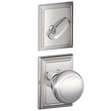 A large image of the Schlage F94-AND-ADD Bright Chrome