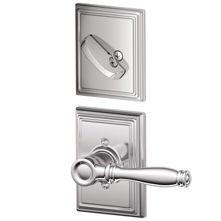 A large image of the Schlage F59-BIR-ADD Bright Chrome