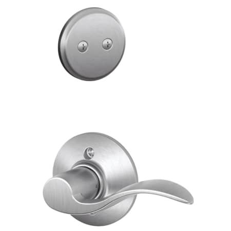 A large image of the Schlage F94-ACC-LH Satin Chrome