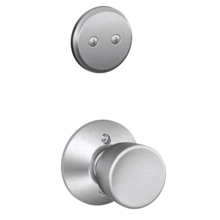 A large image of the Schlage F94-BEL Satin Chrome