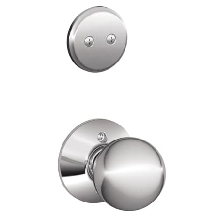 A large image of the Schlage F94-ORB Polished Chrome