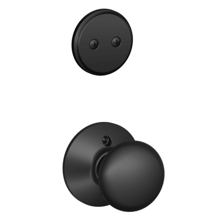 A large image of the Schlage F94-PLY Matte Black