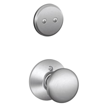 A large image of the Schlage F94-PLY Satin Chrome