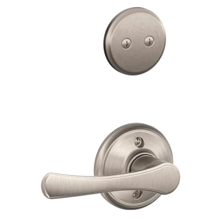 A large image of the Schlage F94-VLA Satin Nickel