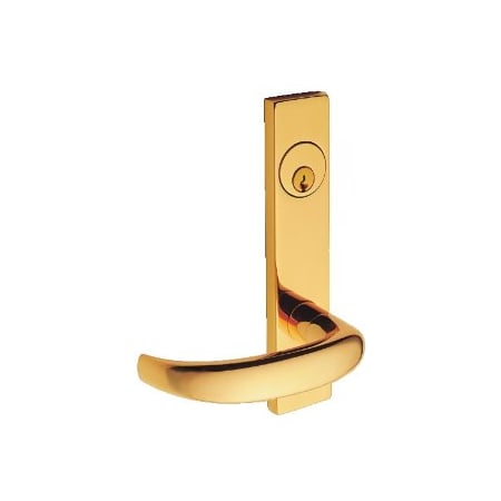 A large image of the Schlage L0172 Polished Brass