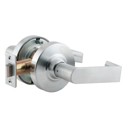 A large image of the Schlage ND10S-RHO Satin Chrome