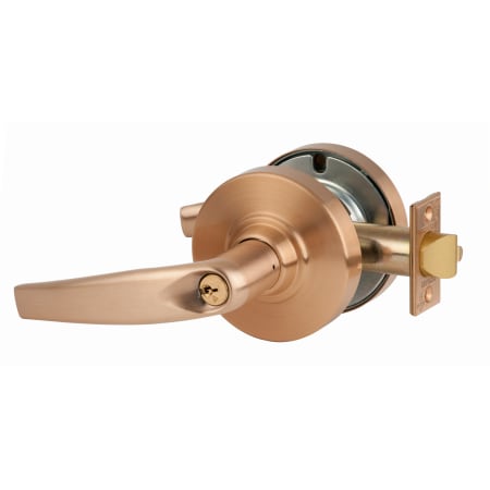 A large image of the Schlage ND53PD-ATH Satin Bronze